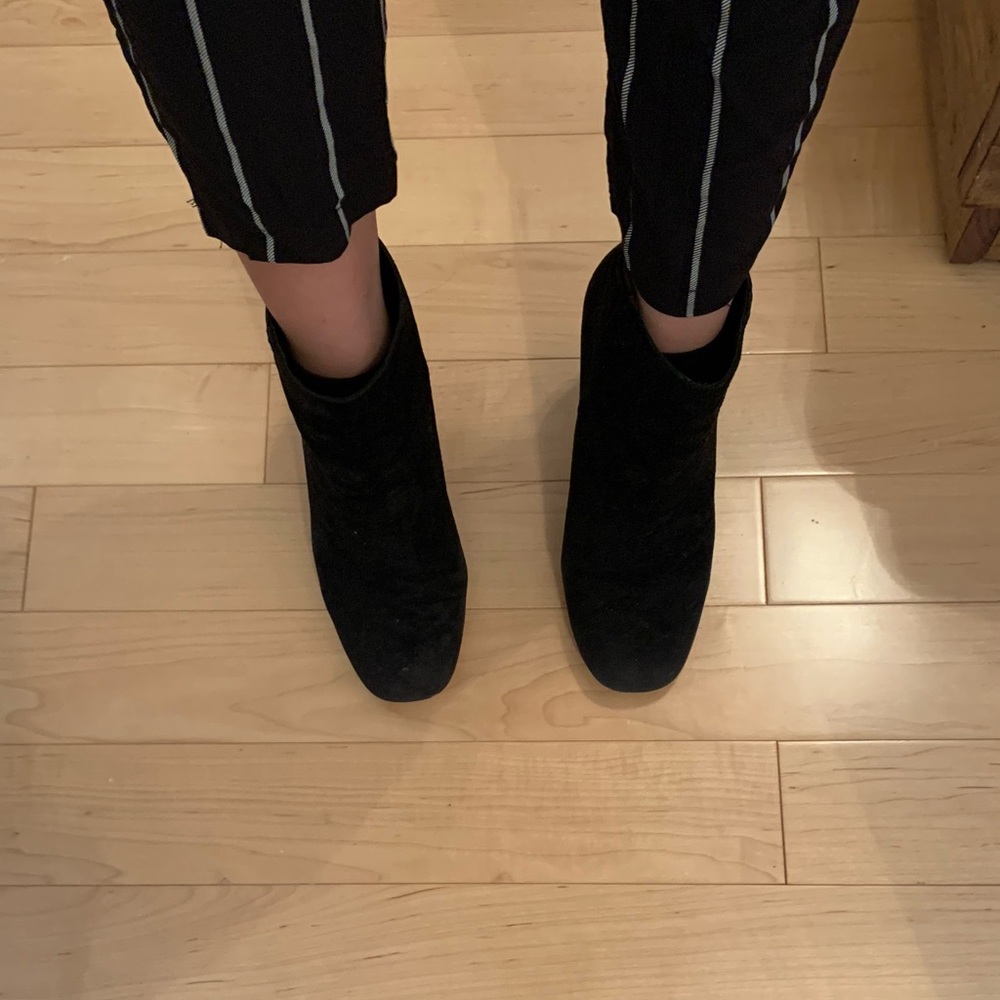 Nine West suede booties